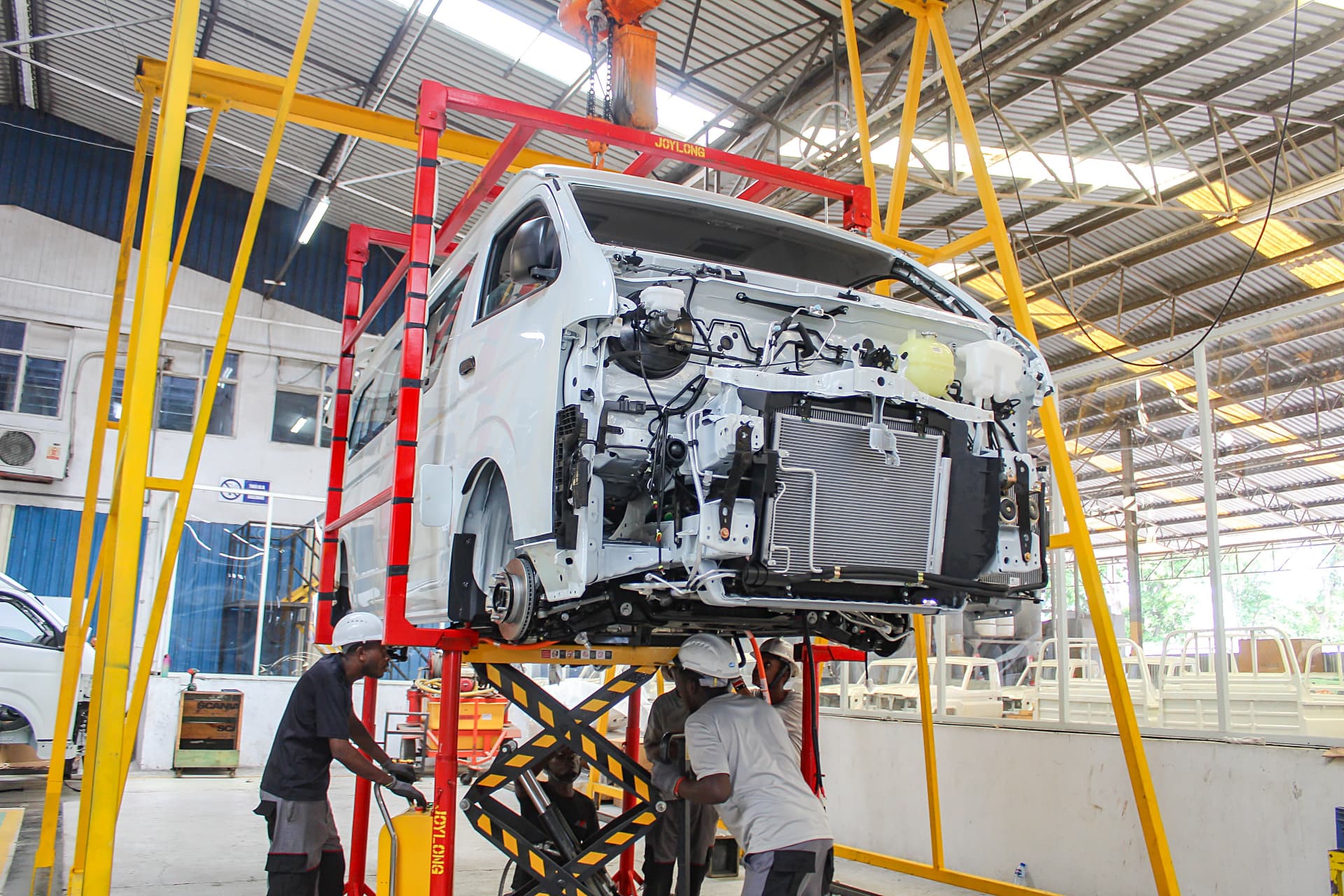 Commercial vehicle assembly at AVA Mombasa