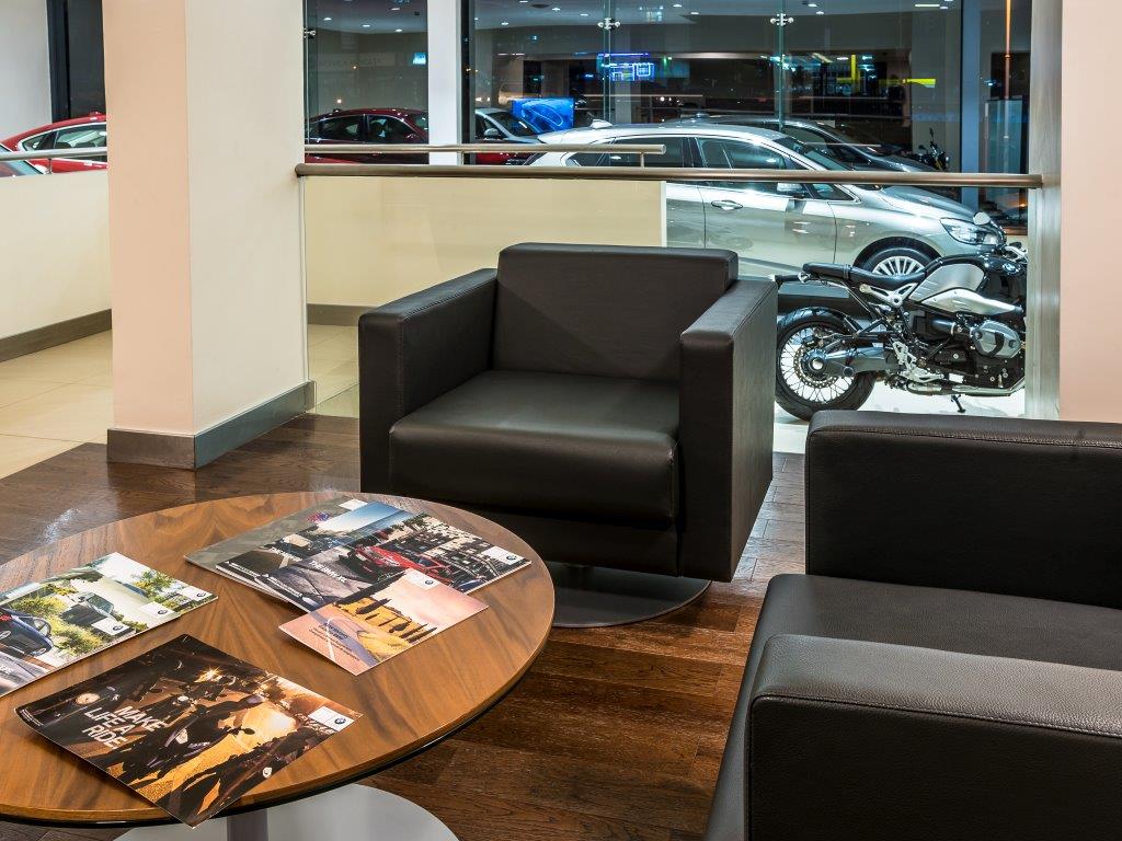 Aspire Centre customer lounge and showroom