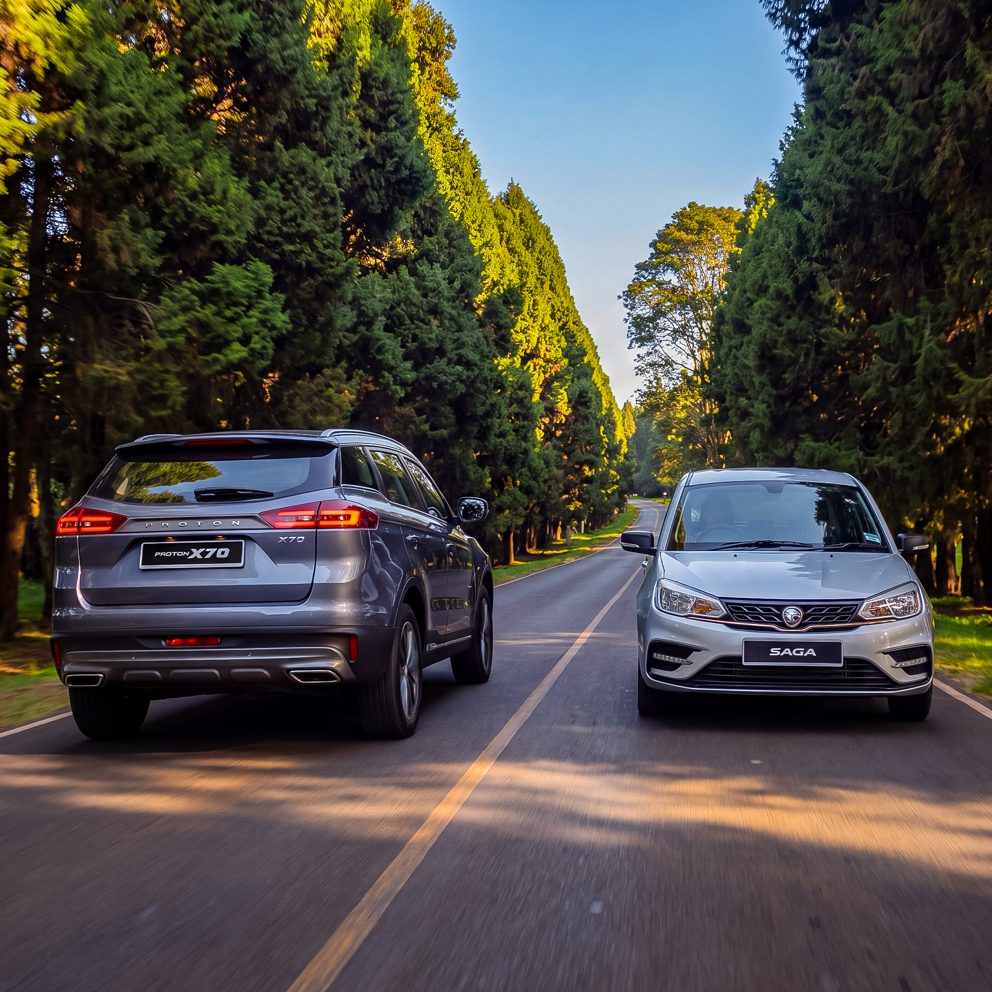 Proton X70 and Saga passenger models
