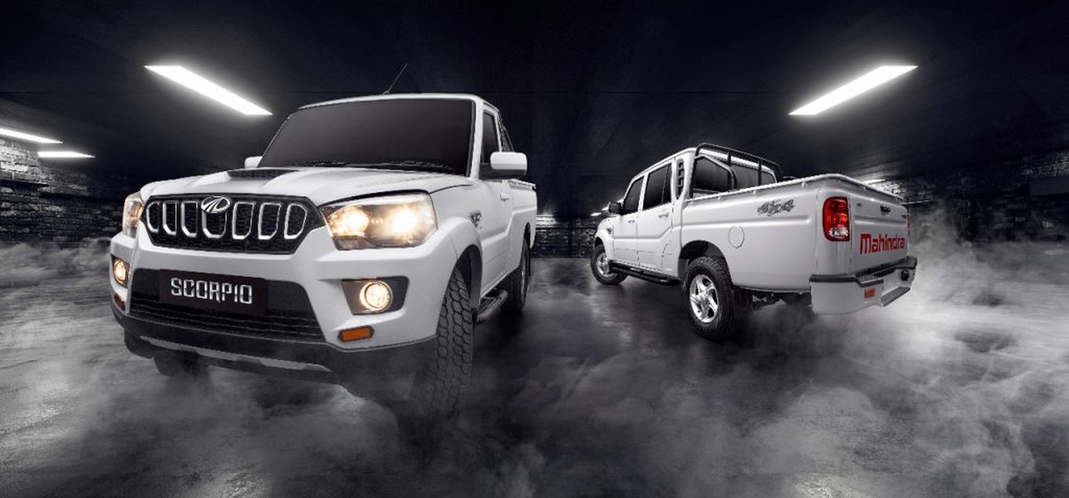 Mahindra Scorpio in the studio