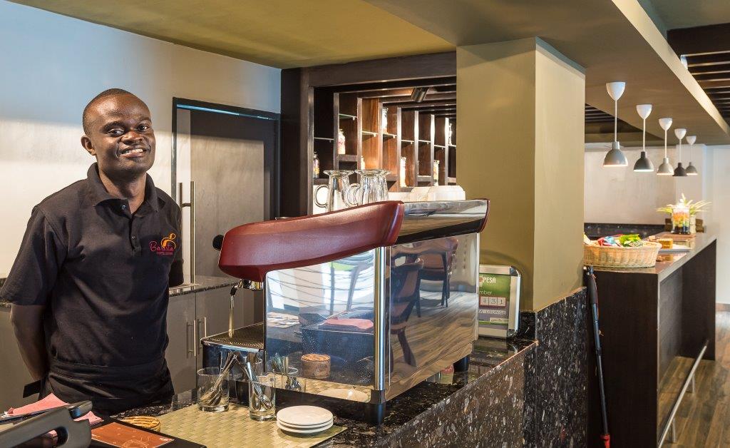 Aspire Centre café service team